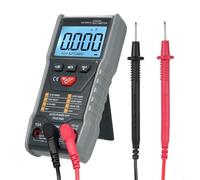 PureBowlic Multimètre numérique avec True RMS, 6000 points, détection NCV, grand rétroéclairage LCD, stockage de données, étui résistant aux chocs pour test de résistance au courant de tension