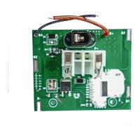 PureBowlic Panneau de protection de batterie 5S pour outils Worx 18 V-21 V, module de circuit de batterie au lithium en métal ABS avec écurie pour perceuses, vert