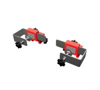 PureBowlic Pince de panneau de tiroir réglable sans poignée pour installation de panneau haut, outil de positionnement de précision avec clips flexibles pour le travail du bois, métal et ABS, 1 lot (1