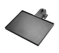 PureBowlic Plateau de carte son pour microphone pour clip de téléphone portable, support pour interface audio et accessoires, compatible avec les poteaux jusqu'à 40 mm, étagère en plastique noir pour