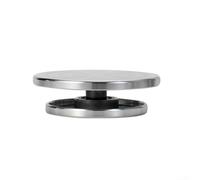 PureBowlic Plateau tournant double face en alliage d'aluminium pour sculpture, céramique, modelage d'argile, bonsaï, décoration de gâteaux, facile à utiliser pour artiste, boulanger, amateur (30 cm
