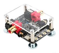 PureBowlic Récepteur audio sans fil 5.0 avec décodeur HiFi pour radio FM optique coaxiale, 24 bits/192 kHz, faible latence, 30 ms, pour TV stéréo domestique, PC, noir, 6 x 4,5 x 2,7 cm