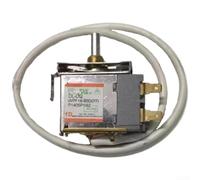PureBowlic Régulateur de température mécanique WDF18 WPF-22 pour unités de refroidissement de réfrigérateur, thermostat en métal pour un réglage précis de la température, pièce de rechange argentée