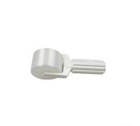 PureBowlic Rouleau artistique avec 10 stries pour projets de strass soignés, outil de pressage lisse pour bricolage de diamant, rouleau de réglage compact en plastique pour travaux manuels (blanc)