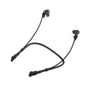 PureBowlic Sangle tour de cou en silicone pour Samsung Galaxy Buds3 FE 2025 et Buds 3 Pro, cordon métallique anti-perte avec ajustement sécurisé pour la course à pied, sangle de tête souple, noir