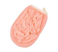 PureBowlic Serviette de bain exfoliante pour un nettoyage en profondeur, séchage rapide, chiffon de lavage corporel avec boucle de suspension, brosse douce en rayonne pour homme, femme, enfant, 20,3 x