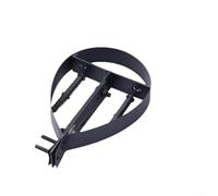 PureBowlic Support de cheminée télescopique en acier inoxydable pour chaudière, poêle à granulés, collier de serrage réglable, noir, 125 mm-200 mm, résistant à la rouille, montage sécurisé (135 mm
