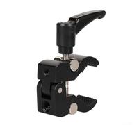 PureBowlic Support de serrage en alliage d'aluminium pour trépied d'appareil photo, ouverture maximale de 48 mm, support de montage en métal pour appareil photo reflex numérique, LED, moniteur