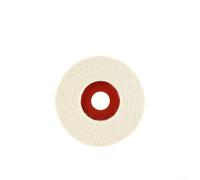 PureBowlic Tampon de polissage en laine haute densité pour meuleuse d'angle, roue de polissage en feutre de 115 mm/180 mm avec anneau central pour finition miroir en métal St Glass (115 mm)