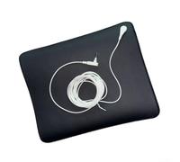 PureBowlic Tapis de mise à la terre avec câble de 4,5 m pour mise à la terre, tapis conducteur en cuir de carbone avec base en caoutchouc antidérapant, tapis de yoga et de relaxation du sommeil - 60 x