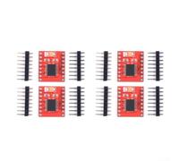 PureBowlic TB6612FNG DRV8833 Lot de 4 modules pilotes de moteur double CC 2,7 V-10,8 V 1,5 A pont en H, pour protection contre les surintensités pour Arduino Robotics DIY Projets Rouge (TB6612FNG)