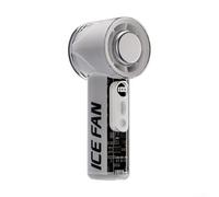 PureBowlic Ventilateur de refroidissement portable USB haute vitesse avec turbine réglable à 100 niveaux, refroidissement à double compression de glace, écran LED et moteur silencieux, batterie