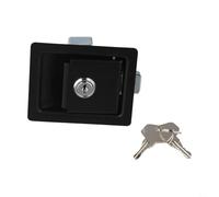 PureBowlic Verrou de porte de remorque en acier inoxydable avec loquet à palette pour camping-car, bus, yacht, ferry, camion et boîte mécanique, ignifuge, anti-rouille, résistant à l'usure