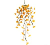 PureBowlic Vigne d'eucalyptus artificielle pour la gloire du matin, décoration d'automne réaliste pour mariage, guirlande de fleurs en soie en plastique souple, décoration à suspendre, 79 x 20 cm