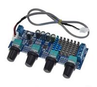 PureBowlic /XH-M577/ Carte de tonalité audio numérique double canal 2 x 80 W DC/12-24 V/ Système de son stéréo haute puissance pour haut-parleur de voiture à domicile projets de bricolage Bleu