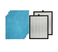 PUREBURG Filtre de rechange compatible avec le purificateur d'air Duomishu KJ203F-142 et le purificateur d'air Acekool AF1, lot de 2 H13 et 4 pré-filtres Air propre COV