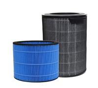 PUREBURG FY3437 FY3455 Kit de filtres de rechange compatibles avec Philips AC3737/10 Series 3000 Purification et humidification 2 en 1 HEPA + filtre humidifiant charbon actif