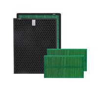 PUREBURG Kit de filtres de rechange compatibles avec purificateur d'air et humidificateur d'air COWAY Airmega Dual Clean APMS-1020A 2 en 1 H13 MAX2 + lot de 2 filtres d'humidification