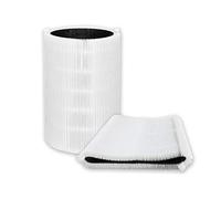 PUREBURG Lot de 2 filtres de rechange compatibles avec les purificateurs d'air Blueair Blue Pure 411, charbon actif H13 HEPA 2 en 1 pour purificateur d'air