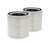PUREBURG Lot de 2 filtres de rechange compatibles avec les purificateurs d'air DAYETTE AP301 & JOWSET AP301 AP302 AP303 & AIRROBO AR400, charbon actif H13 HEPA 4 étapes de filtration 2 en 1