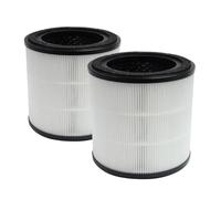 PUREBURG Lot de 2 filtres de rechange compatibles avec purificateur d'air Bosch Air 2000, charbon actif H13 HEPA 2 en 1, 3 niveaux de filtration, anti-poussière, odeur COV