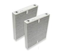 PUREBURG Lot de 2 filtres HEPA de rechange haute efficacité compatibles avec le purificateur d'air Stadler Form Roger Little Dual R-114, charbon actif 2 en 1, purificateur d'air et poussière COV