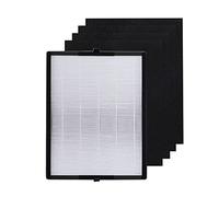 PUREBURG Lot de filtres de rechange compatibles avec le purificateur d'air Alen 45i & Flex BreatheSmart B4-Fresh, FL40-Silver-Carbon, H13 HEPA et 4 filtres à charbon actif