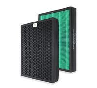 PUREBURG Lot de filtres de rechange compatibles avec purificateur d'air Coway Airmega 300 300S, filtre à charbon actif HEPA H13 MAX2 en 3 étapes