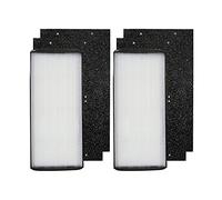 PUREBURG WPT60 Lot de 2 filtres HEPA + 4 pré-filtres à charbon actif compatibles avec Whirlpool WPT60(P/B) Whispure Medium Tower Purificateur d'air Pièce # 1183600 + 817600