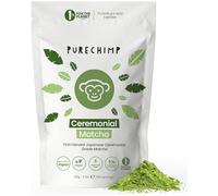 PureChimp Thé Vert Matcha en Poudre 100 g, Qualité Cérémonielle du Japon | Thé vert 100 % pur, cultivé à l'ombre, idéal pour matcha lattes, infusions et recettes, végétalien, emballage recyclable