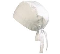 PURECITY©® Bandana Foulard Tête Préformé 100% Coton - Taille Unique Ajustable - Plusieurs Coloris au choix (6# Blanc)