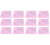 PURECITY Lot Grossiste 12 Bandana Foulard Coton Motif Paisley Cachemire - Plusieurs Coloris Disponibles (15# Rose Clair)