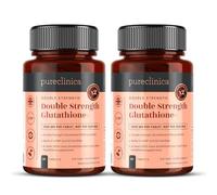 Pureclinica Glutathion double concentration 1000 mg x 120 comprimés (2 flacons de 60) - 4 mois d'approvisionnement