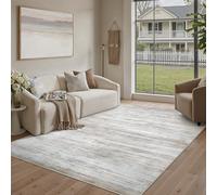 PureCozy Vert Marron Tapis Salon Lavable en Machine 160x230cm Rugs Moderne Abstrait Grand Antidérapant Carpets Salle a Manger Chambre Adulte Bureau Carpet Interieur Doux Poil Ras Rug