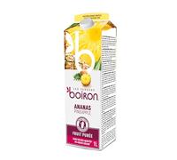 Purée de fruits ananas | 99,95 % de fruits purs I Sans sucre ajouté, arômes, colorants ou conservateurs | Parfait pour les cocktails, les desserts, la pâtisserie et la glace | 1 litre | Les Vergers
