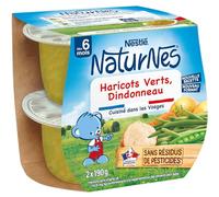 Purée de haricots verts et dindonneau dès 6 mois,2 x 190 g