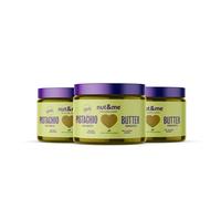 Purée de pistaches 750 g nut&me | 100% pistache grillées | Sans conservateur ni additif | Sans gluten | Sans sucre | Riche en protéines | Keto | Vegan | Pack 3 x 250 g