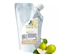 ScrapCooking - Purée de Poire 500 g - Purée de Fruits pour Pâtisserie - Macarons, Mousses, Gelées, Gâteaux, Ganaches, Nappages, Coulis, Glaces, Smoothies, Cocktails - Fabriqué en France - 4764