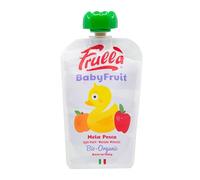 PURÉE DE POMMES ET DE PÊCHES SANS GLUTEN BIO 100 g - FRULLA (NATURA NUOVA)
