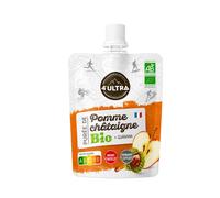 Purée énergétique bio 4ultra - Pomme, châtaigne x 10