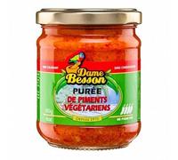 Purée piment vegetarien des antilles dame besson 180 g, ne pique pas + sticker marque Maolo