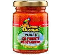 Purée piment vegetarien des antilles dame besson 90 g, ne pique pas + sticker marque Maolo