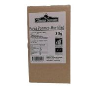 PURÉE POMMES MYRTILLES 3KG, CÔTEAUX NANTAIS, UNITÉ