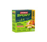 Purees energetiques andros sport fruits mixes pomme banane 4x90g