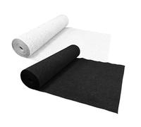PureFlow® Tapis de piscine basique (42 m² // 2 bandes de 21 x 1 m, feutre polyester noir // 200 g // Épaisseur 2 mm)