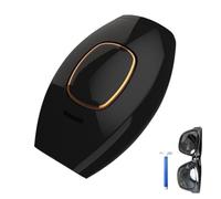 PureGlow Hair Removal, Épilateur Lumière Pulsée, IPL Épilateur avec 5 Niveaux d'énergie, Épilation Indolore pour femmes et hommes, Dispositif d'épilation IPL pour Visage, Jambes, Bras, Corps (Noir)