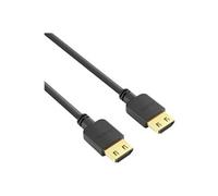 PureInstall Series - High speed - câble HDMI avec Ethernet - HDMI mâle pour HDMI mâle - 2 m - blindé - noir - sans halogène, support 4K