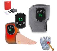 Pureita Foot Massager, Triple Method Massager, 3-in-1 Foot Massagers, Wireless Portable Foot Massagers for Home/Office/Travel, 3-Speed & 5-Temperature (1 Pcs)