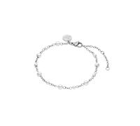 Purelei Adore Pearl Bracelet en acier inoxydable avec perles de coquillage, look élégant et intemporel, parfaitement combinable avec la chaîne à breloques Adore, Eine Grösse, Acier inoxydable, Agate