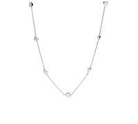 Purelei Alohi Heart Chaîne en acier inoxydable avec petits cœurs et plaqué or 14 K/18 carats, symbole d'amour, de légèreté et d'harmonie, Eine Grösse, Acier inoxydable, Pas de gemme